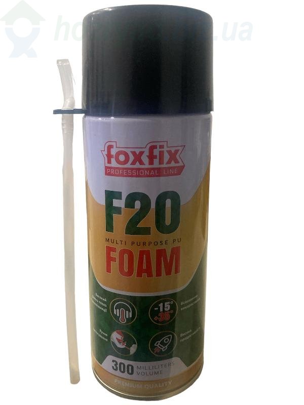 Пена монтажная  FOXFIX  F20 Ручная (300 мл, 325 гр)