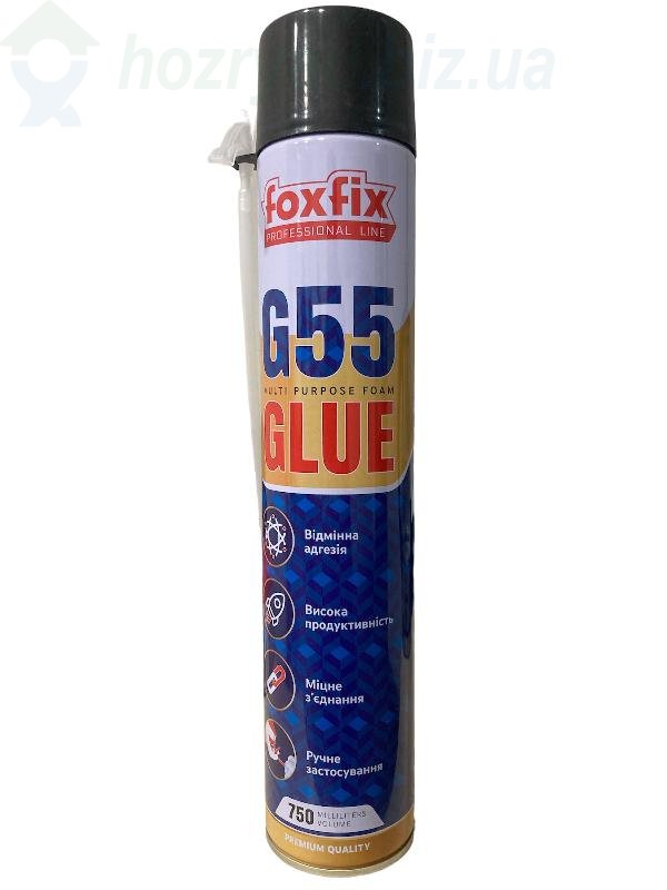 Пена-клей  FOXFIX  G55 Ручная (750 мл, 700 гр)