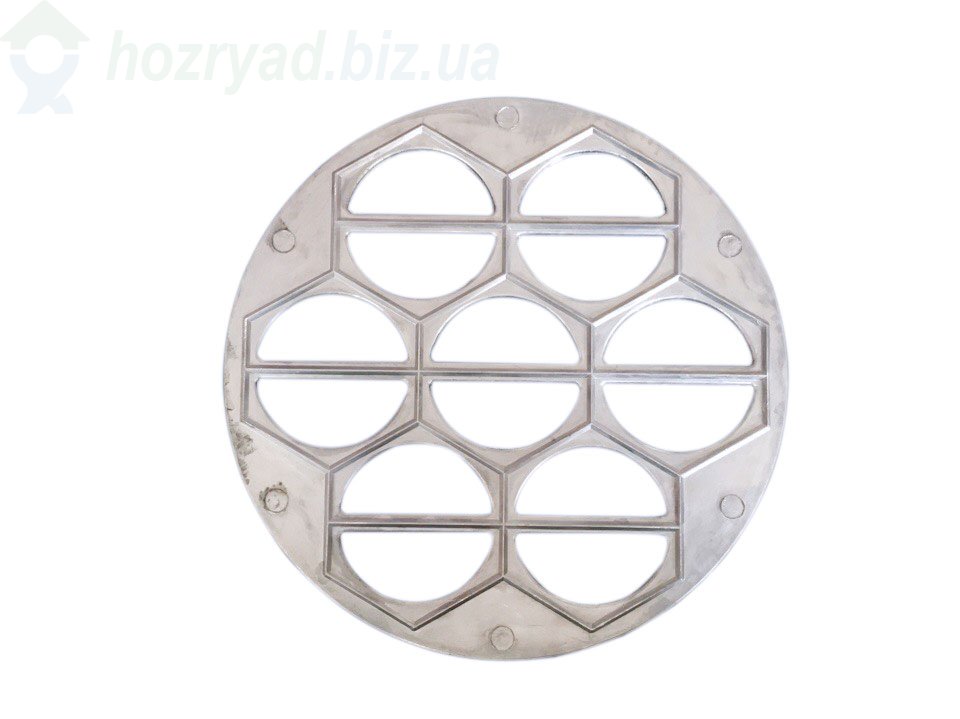 Вареничница алюминиевая круглая на 7 изделий, форма для вареников