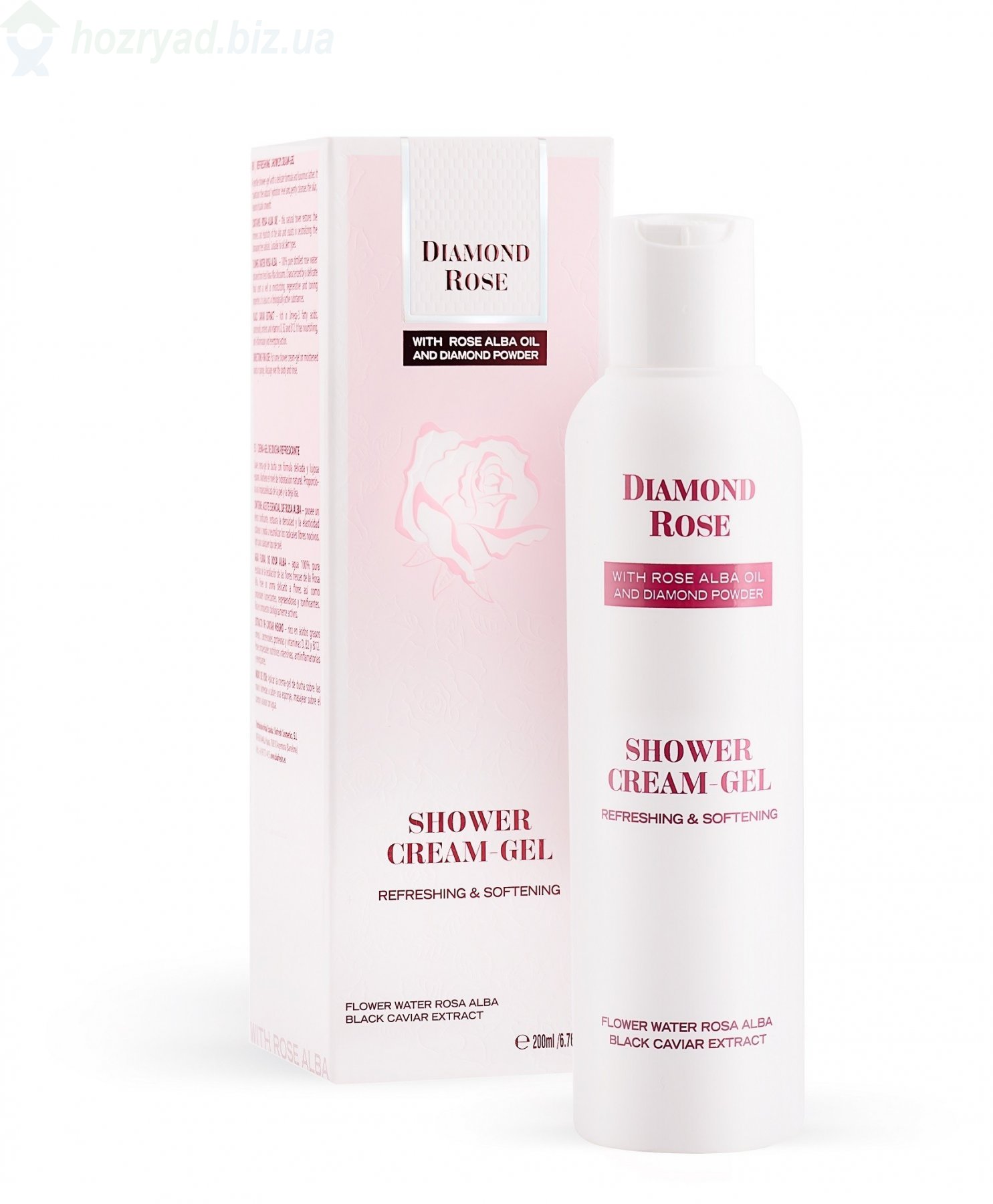  -  /Refreshing shower cream - gel Diamond Rose